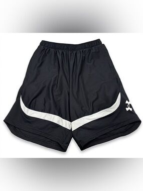 Under Armour Black Athletic Shorts with White Accent